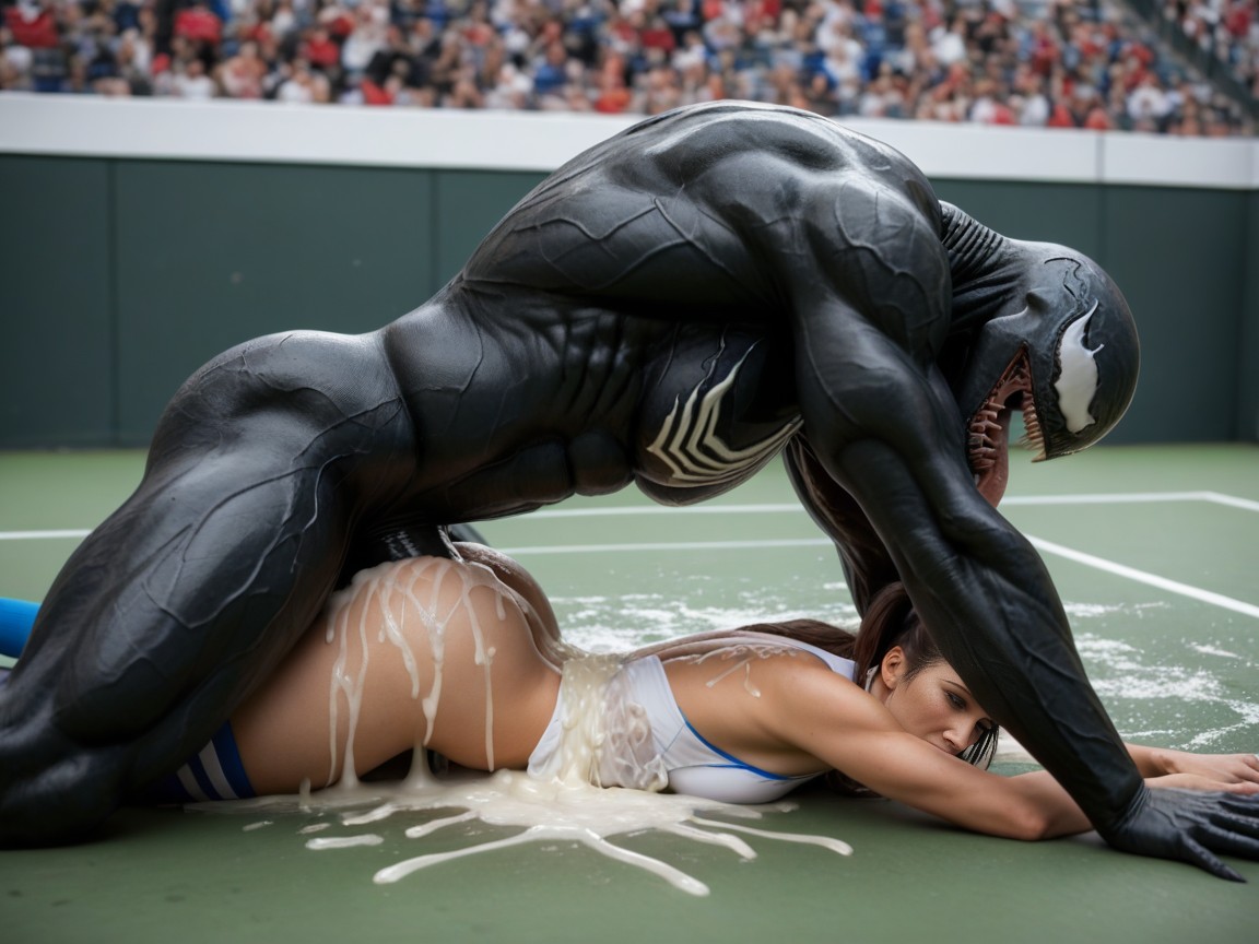 Massive Amounts Of Cum Spraying Everywhere, Side View, Bored AI Porn
