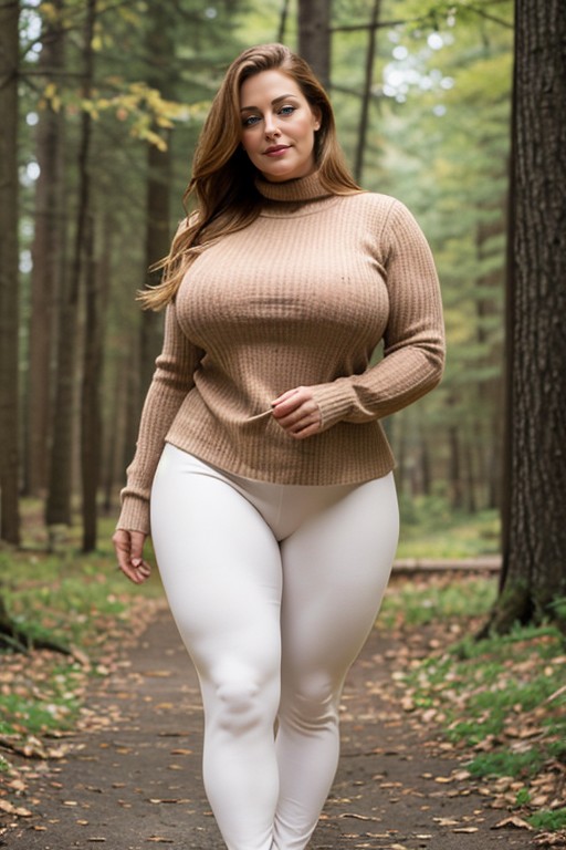 Large Ass, Wide Hips, Wide Shoulders AI Porn