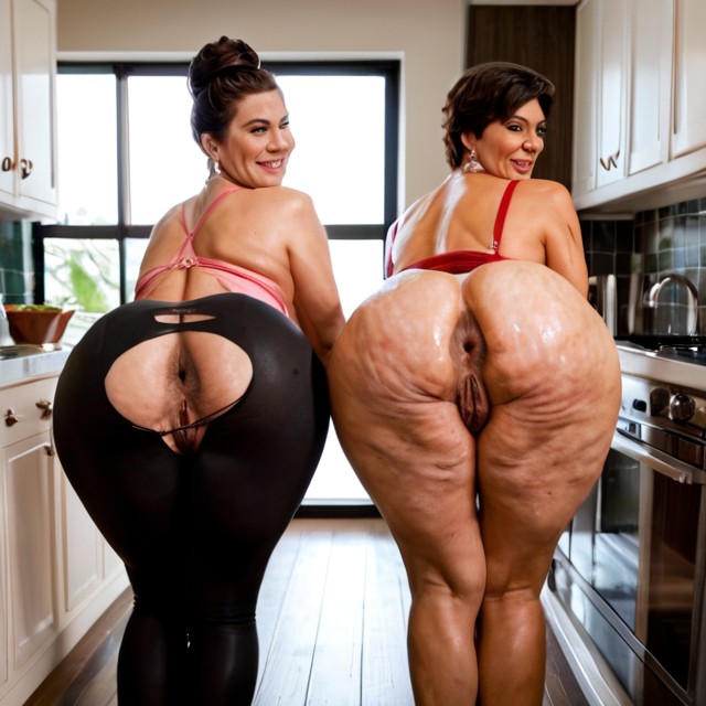 Thick Thighs, Smug Expression, Pixie MILF AI Porn