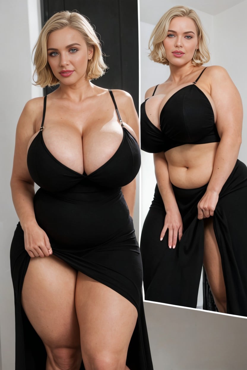 Sexy Face, Smoky Eyes, Multiple Panels Within Image Porno IA