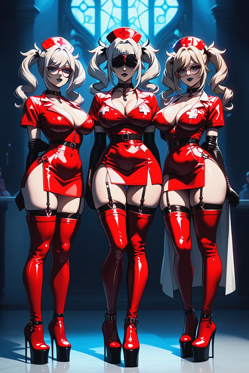 Form Fitting Clothes, Ultra Detail, Full Body Hentai AI Porn
