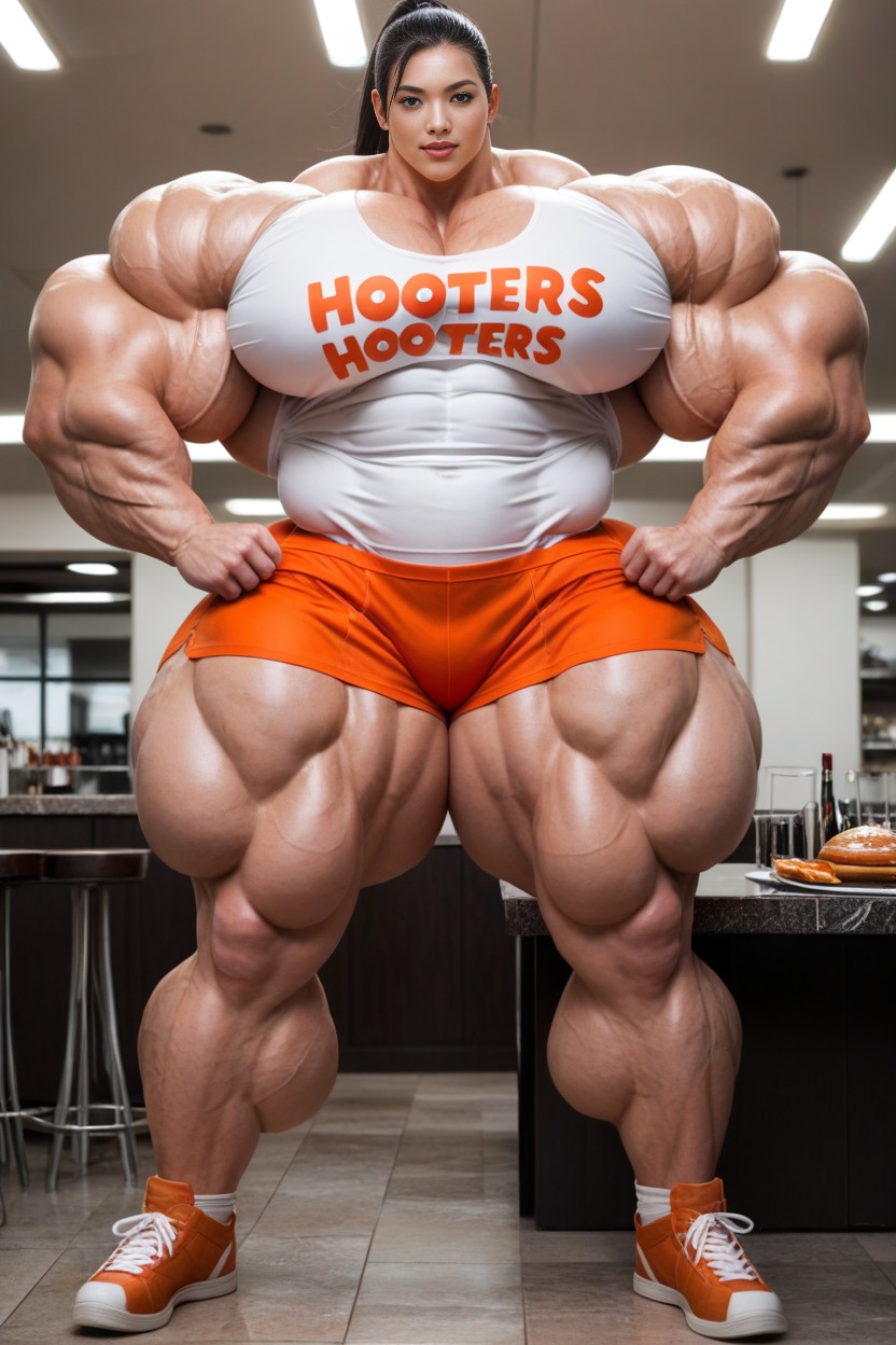 Hyper Massive Legs, Hyper Muscles Abs, Hyper Massive Legs AI Porn