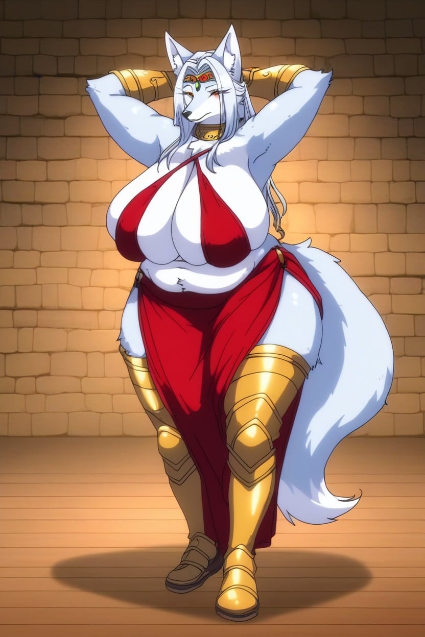 Thick Curvy Body, 30+, Fox Furry AI Porn