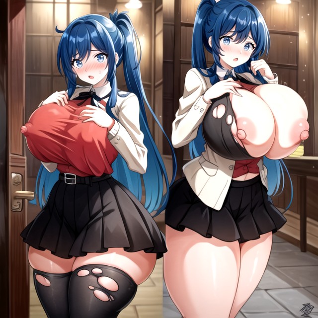 18+, The Most Perfect Sexy Thick Plump Very Fat Asian American Woman, Breast Expansion Hentai AI Porn