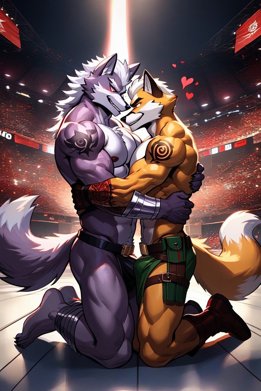 Arena Coliseum, 18+, Strong Hug Furry AI Porn