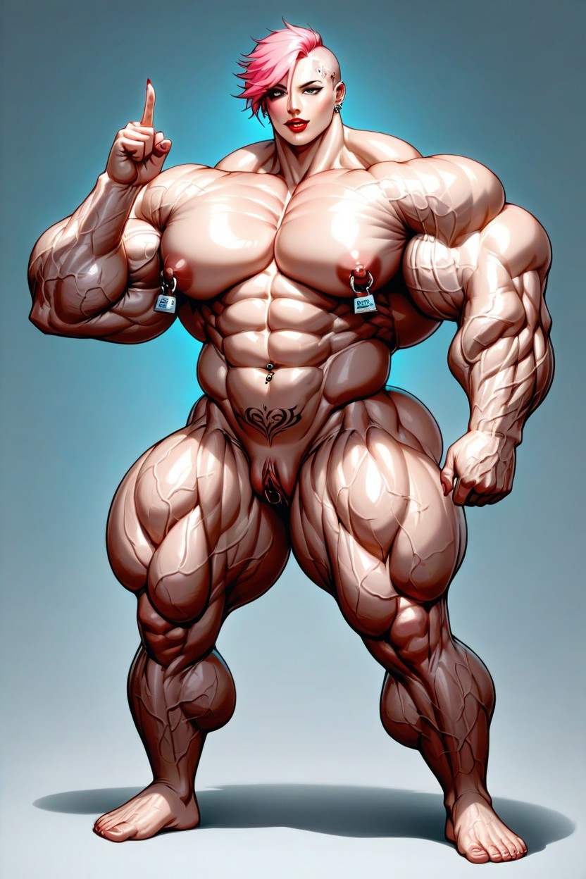 Unrealistic Muscles, Unrealistic Muscles, Naked AI Porn