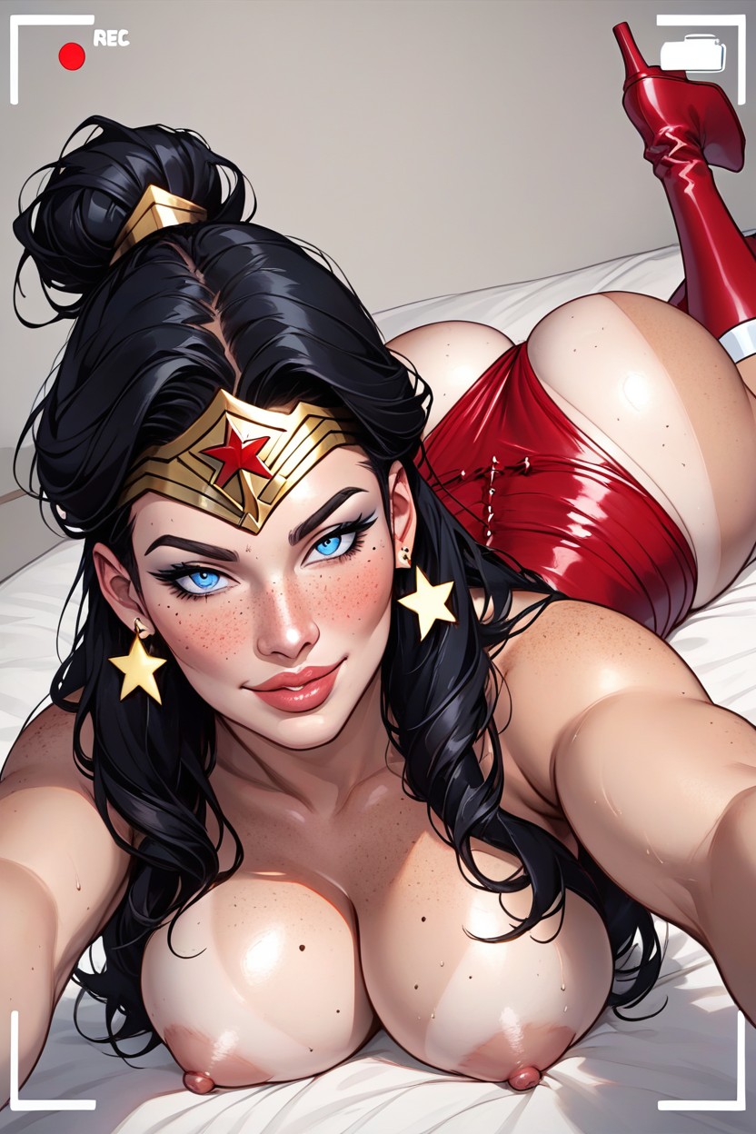 Blue Eyes, Dc Wonder Woman, Camera View AI Porn