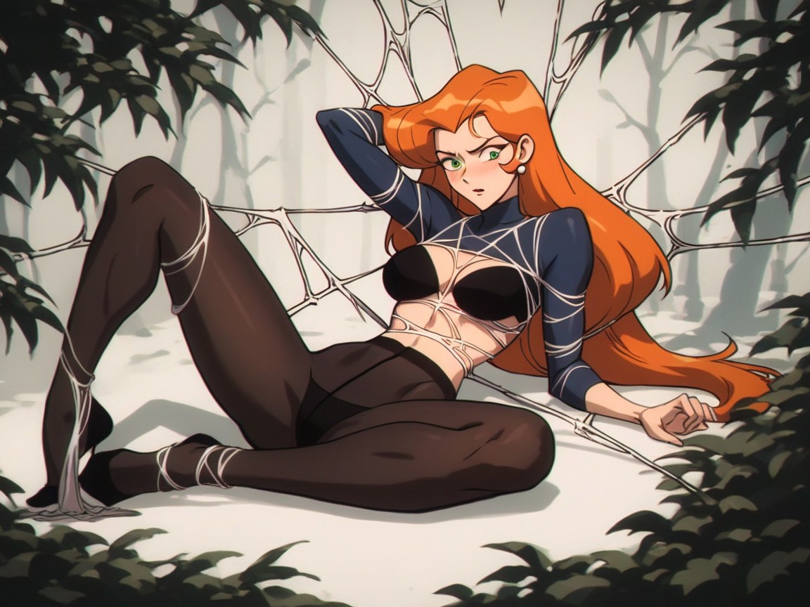 Hd, Spread Legs And Arms, Lying On Web Hentai AI Porn