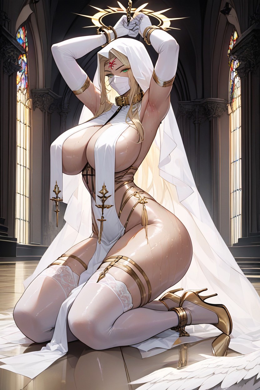 Curvaceous, Seductive, Long Hair Hentai AI Porn