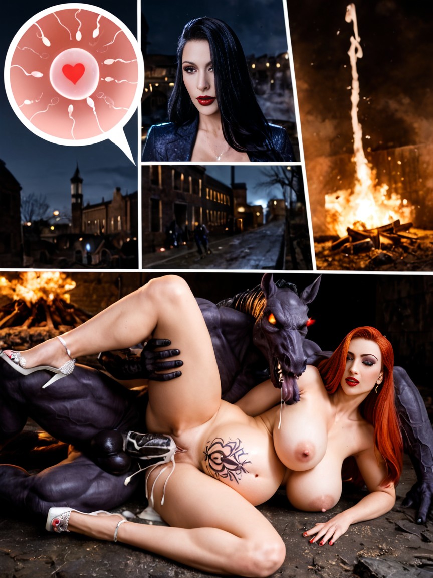 X-ray, Buildings Ruble, Futanari On Female AI Porn