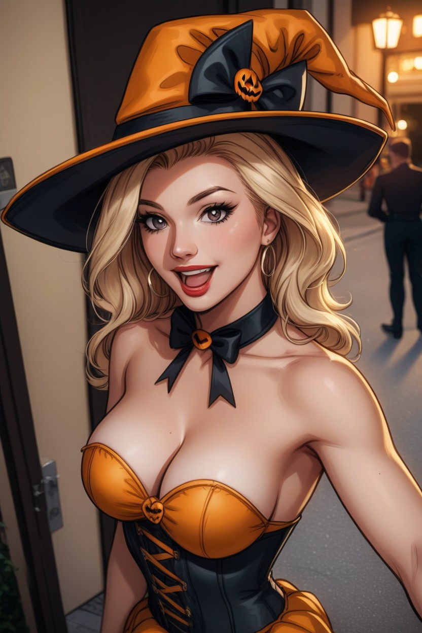 Front View, Corset, Cinematic Hentai AI Porn