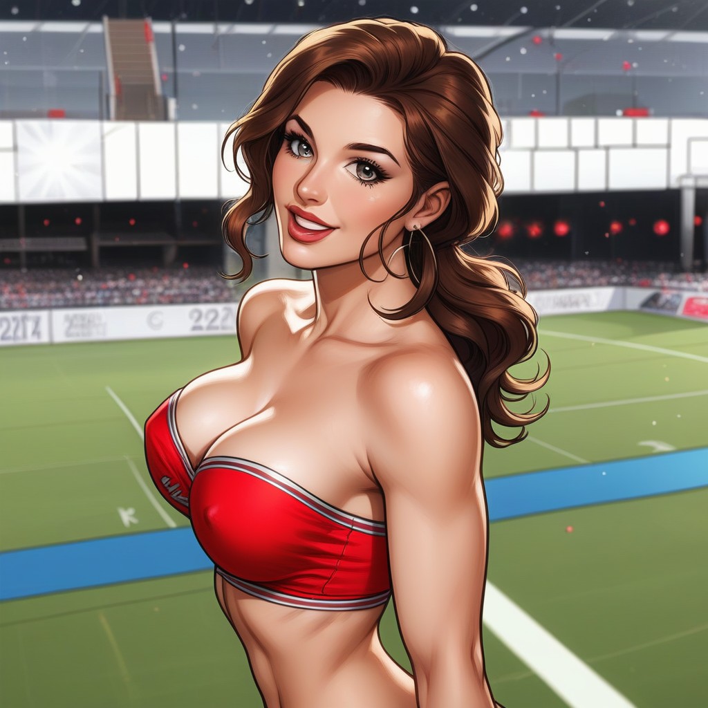 Cleavage, Fresh, Posing For A Photo Hentai AI Porn