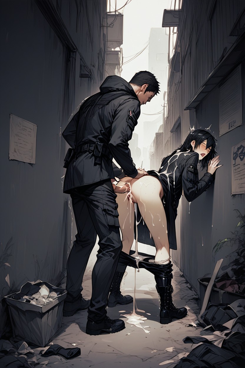 Trash, Doggystyle, Shock Hentai AI Porn