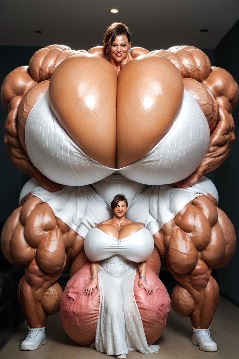 Beautiful Face, Taller Futa, Big Beautiful Eyes Porno IA transsexuelle