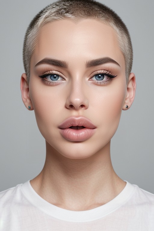 Light Blue Eyes, Fat Lips, 18+ AI Porn