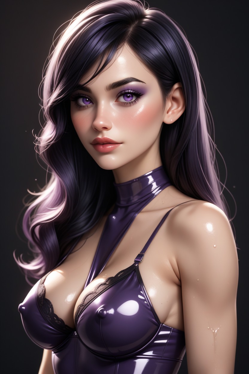 Shiny Skin, Wet Skin, Pale Skin ニューハーフAIエロ