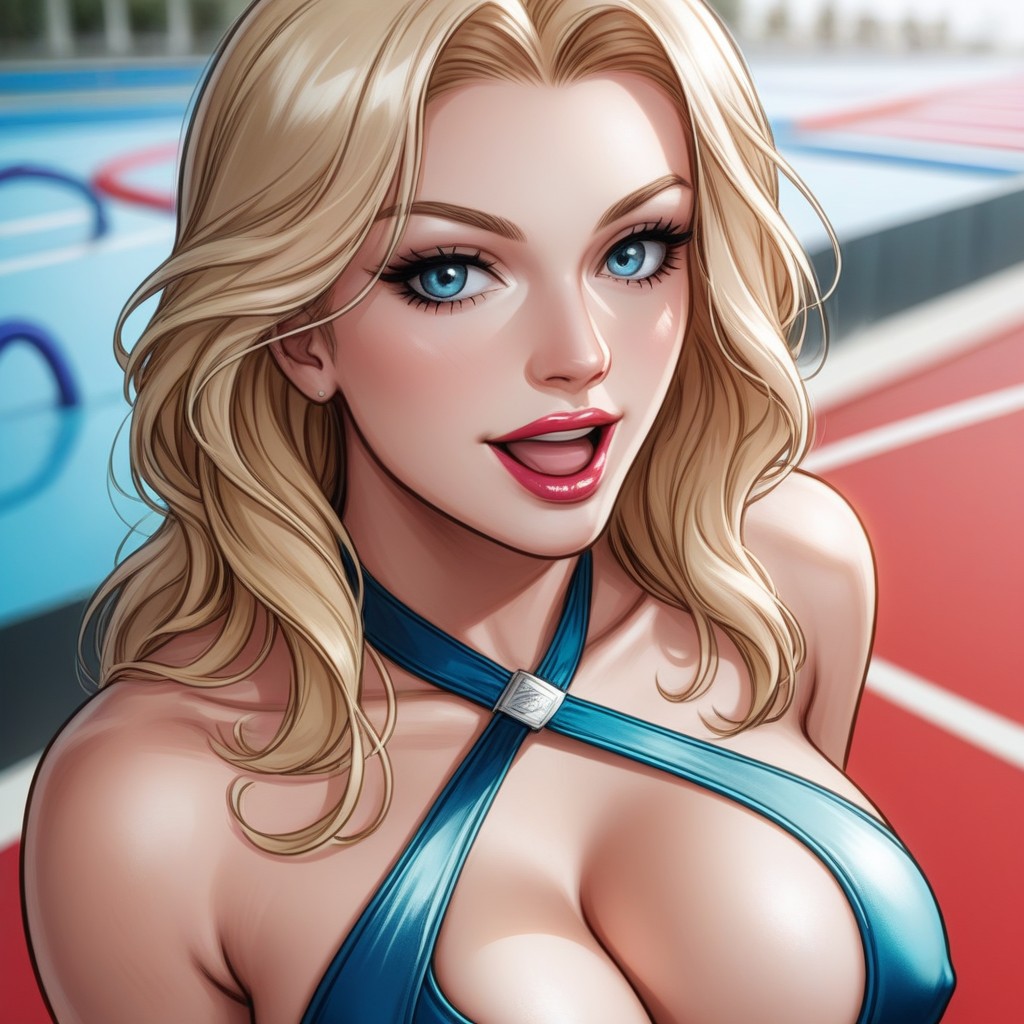 Pool, Facing Viewer, Front View Hentai AI Porn