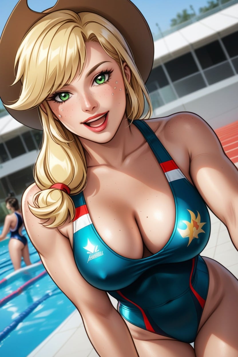 Vibrant Colours, Hollywood Glamour, Laughing Hentai AI Porn