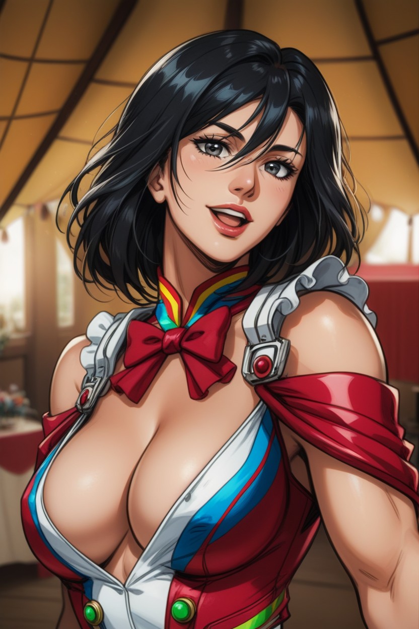 Top Down, Posing For A Photo, Thick Lips Hentai AI Porn