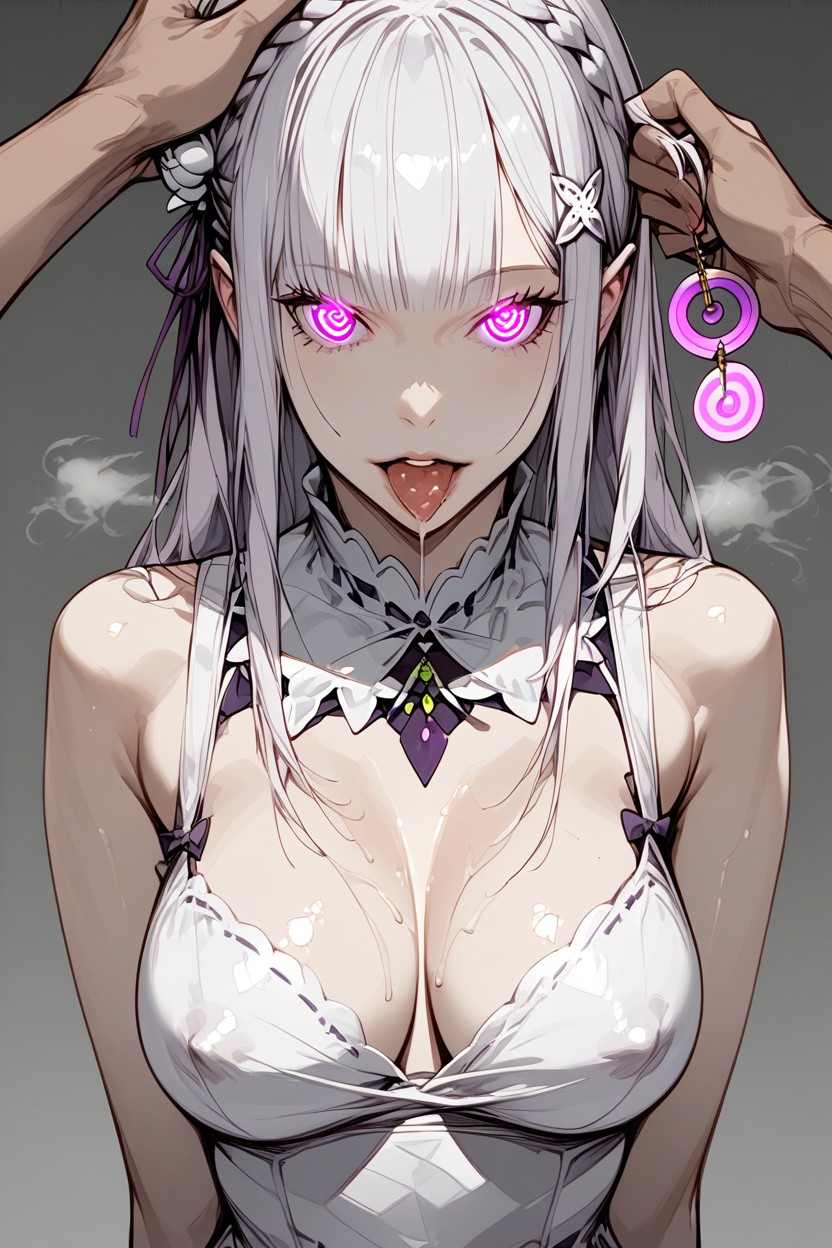 Females, Steam, Mouth Agape Hentai AI Porn