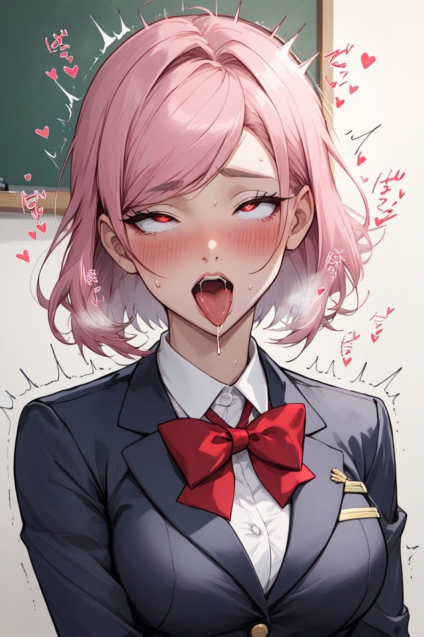 Anime Style, Sweaty, Classroom Hentai AI Porn