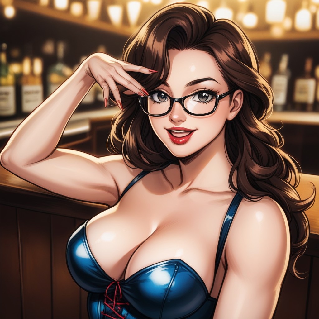 Top Down, Bar, Side View Hentai AI Porn