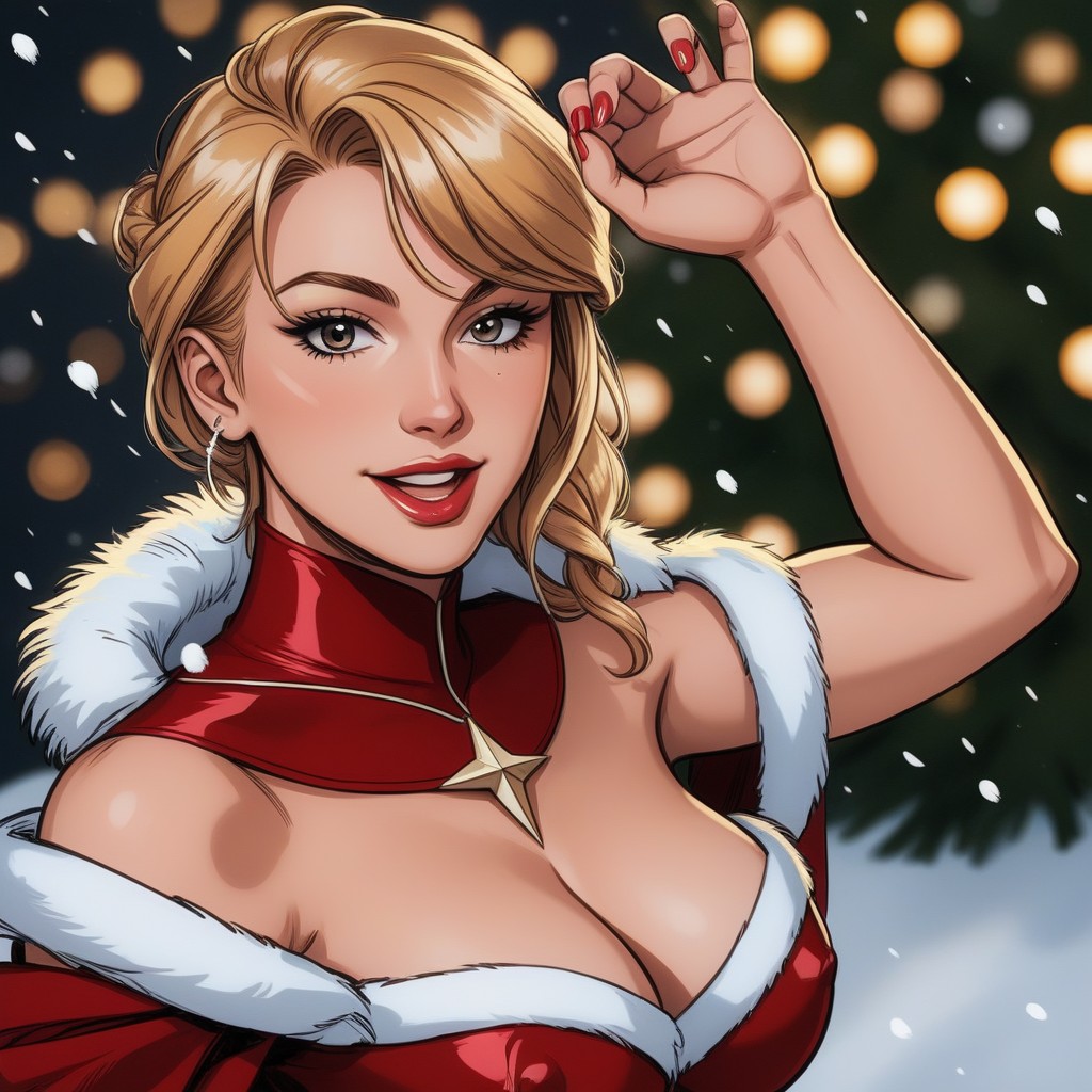 Astrid, Top Down, Cleavage Hentai AI Porn