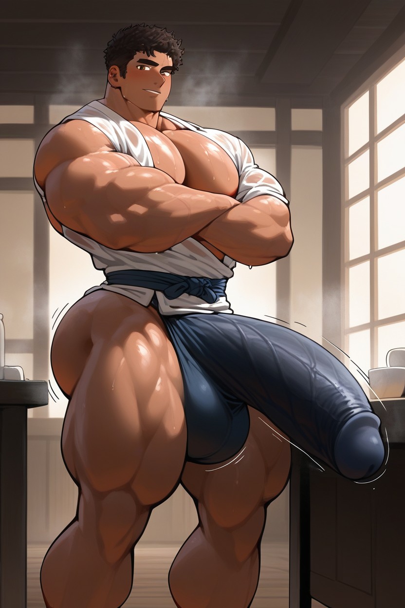 Smooth Skin, Big Bro, Helicopter Dick AI Gay Porn