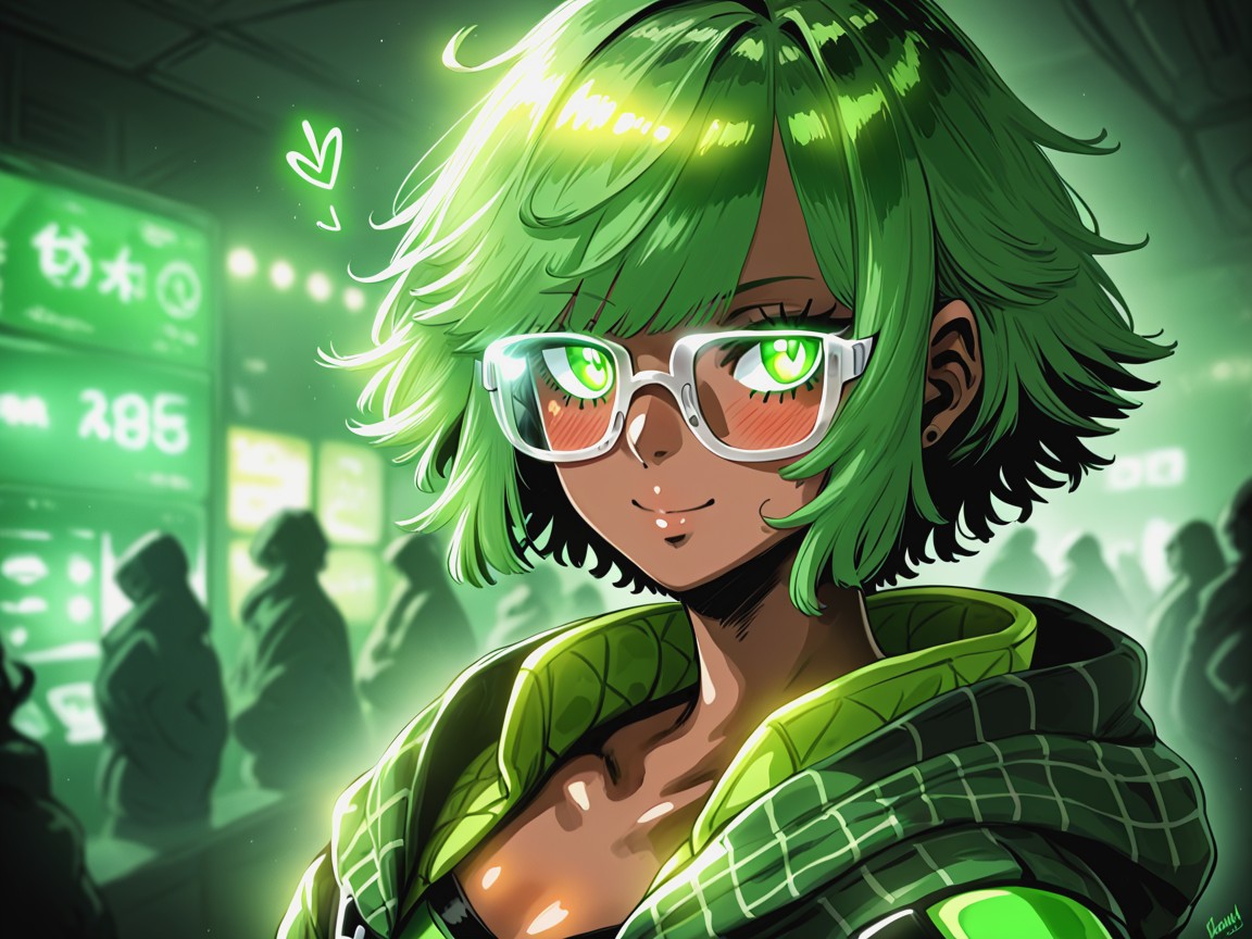 Curly, Cyberpunk Setting, Neural Architect Hentai AI Porn