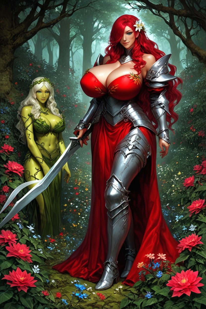 Armor On Hips, Full Body, Hyper Expanding Breasts Латинское ИИ порно