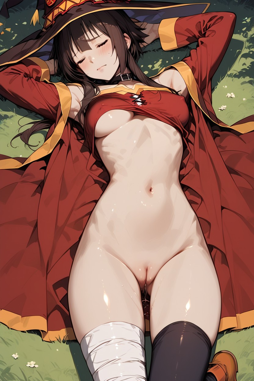 Snatched Waist, Rounded Butt, Panties Pull Down Hentai AI Porn