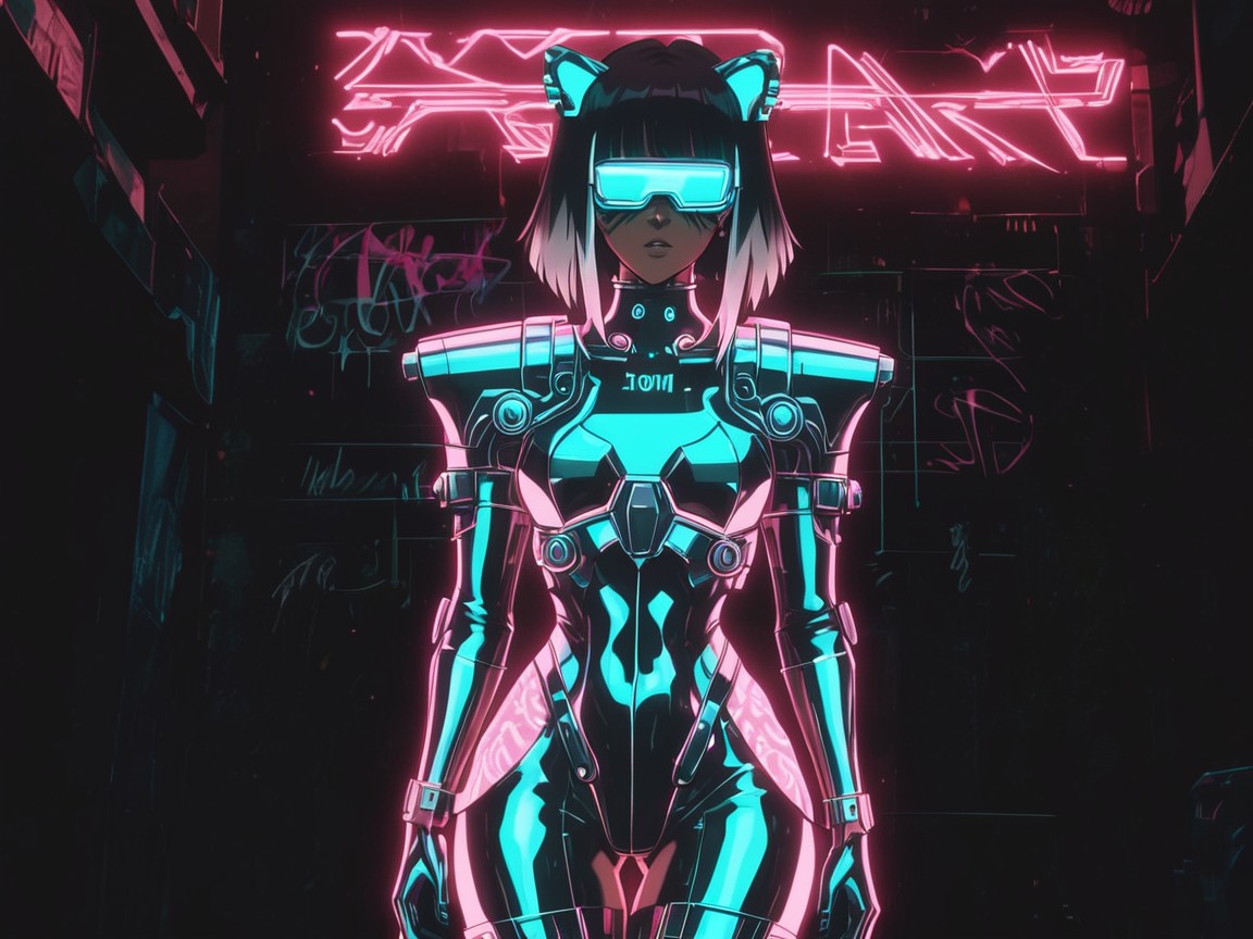 Glowing Eyes, Fit Body, High Color Contrast AI Porn