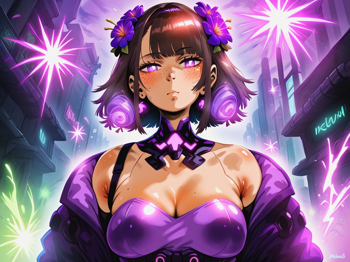 Chest And Hips Proportionate, Aura Distortions, Natural Breast Hentai AI Porn