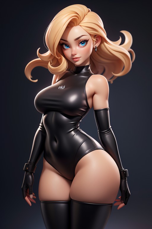 Latex Gloves, Blue Eyes, 18+ Hentai AI Porn