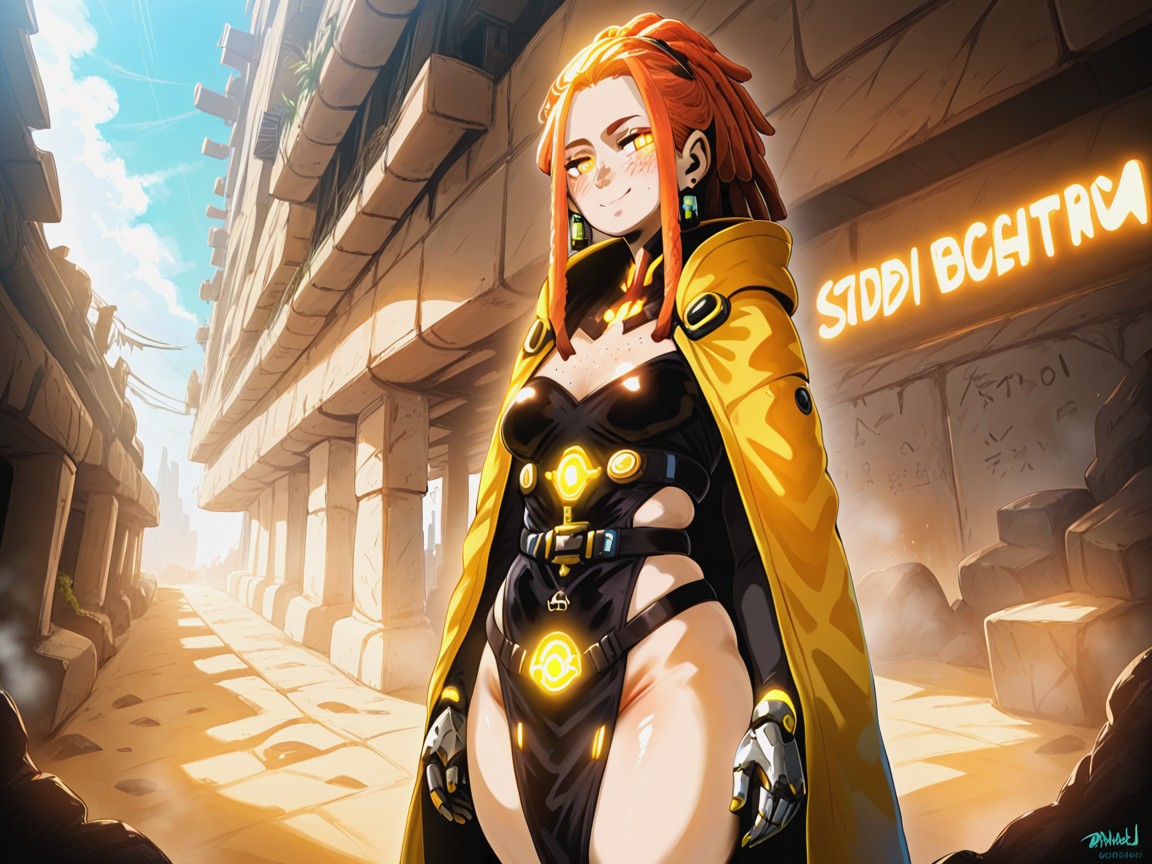 Rounded Breast Width, Golden Eyes, Rounded Abdomen Hentai AI Porn