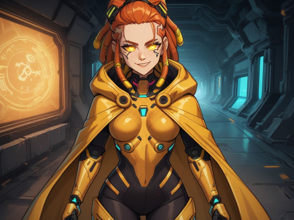 Golden Dunes, Cyberpunk Setting, Pretty Face Latina AI Porn