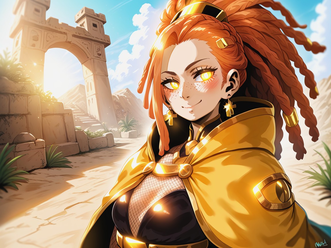 Mechanical Prosthetic Tendril, Dreadlocks Ginger, Medium Ass Hentai AI Porn