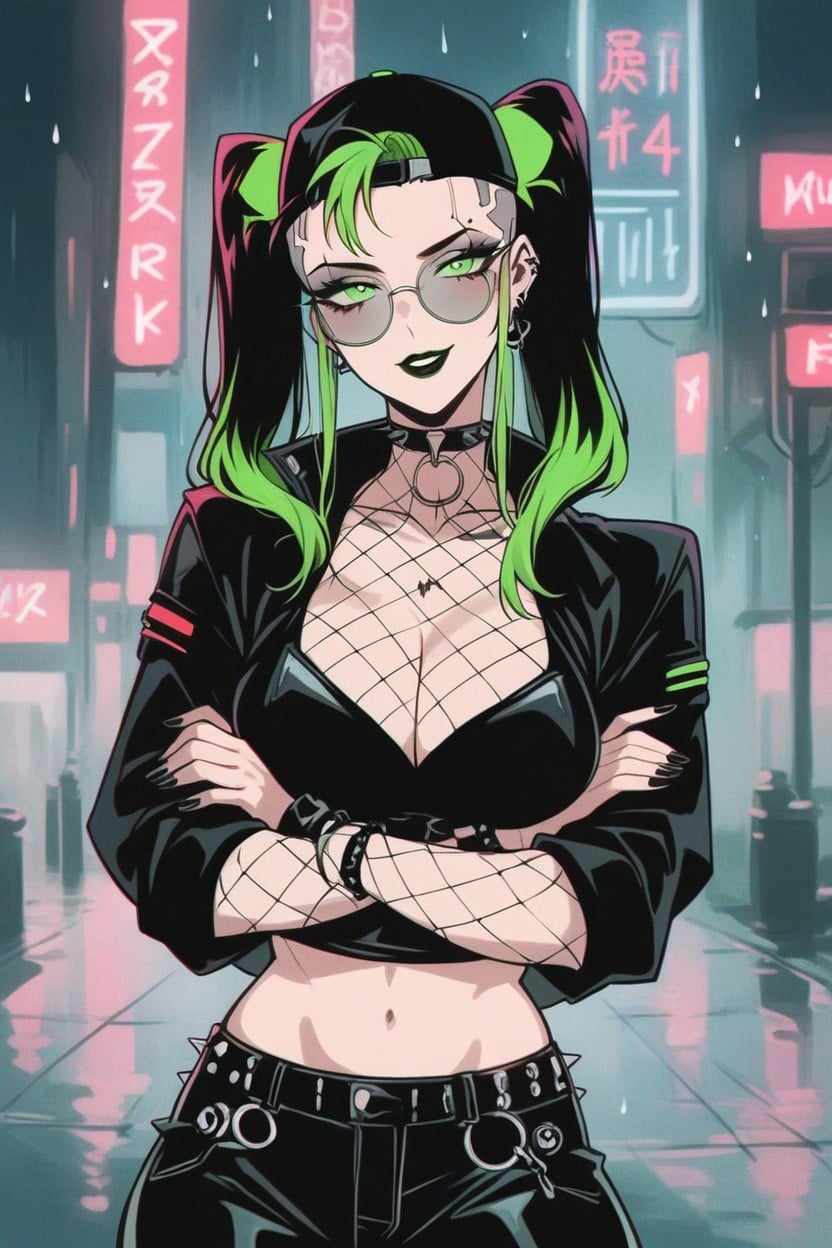 Goth, Voluptuous, 18+ Hentai AI Porn