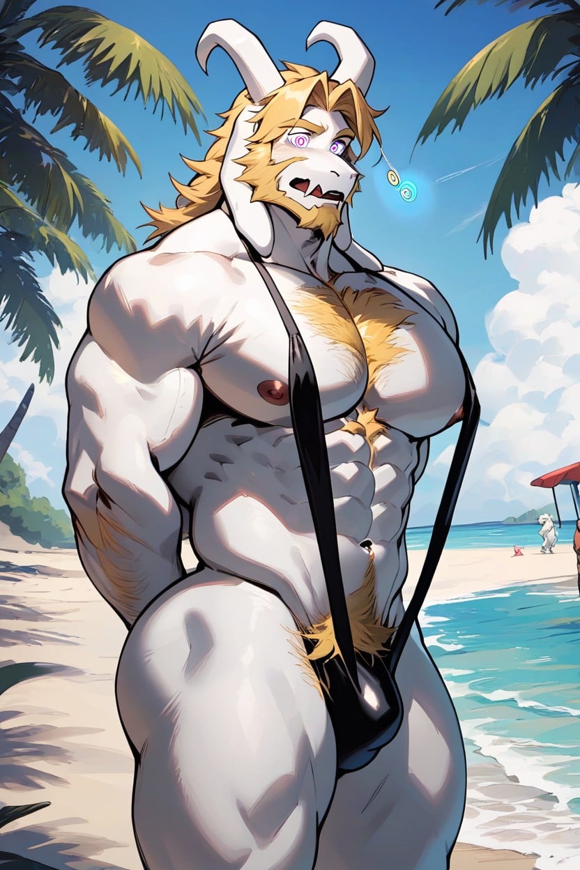 彈力吊帶比基尼, Furry, Body Hair AI同性戀黃片