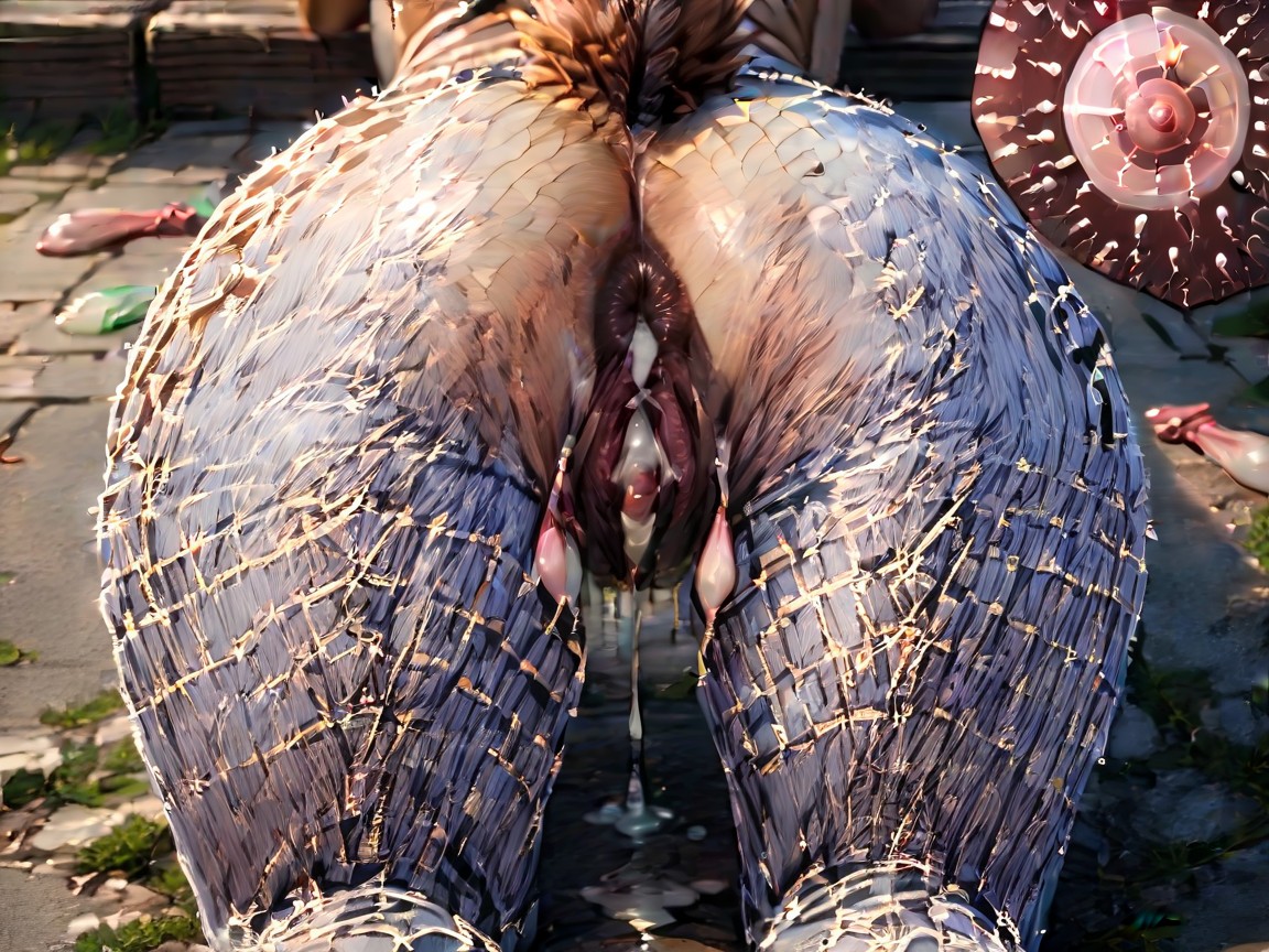 Detailed, 18+, Used Condom In Ass Furry AI Porn