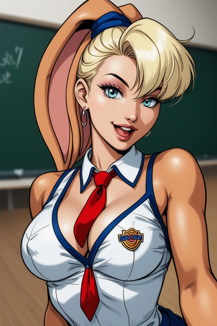 Sexy, White Shirt, Top Down Hentai AI Porn