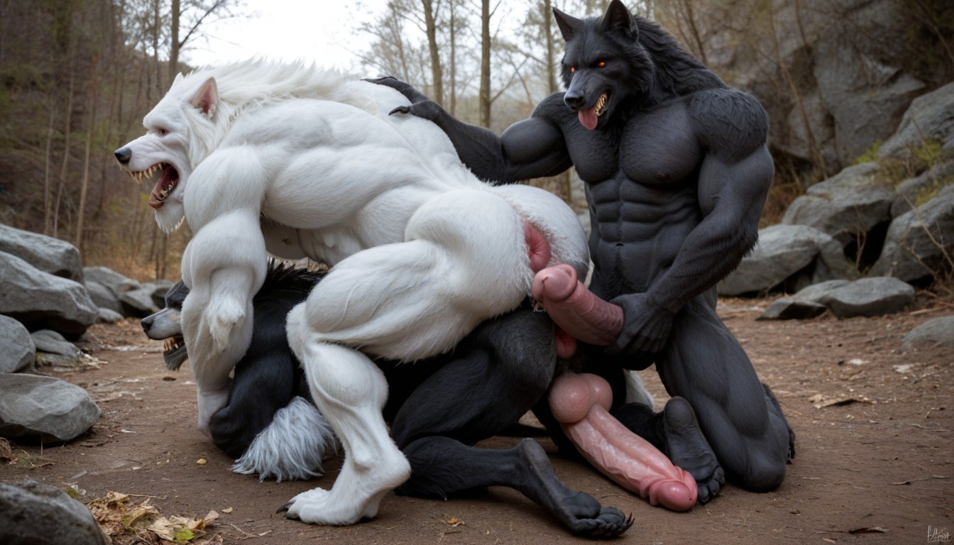 Doggy Sex Position, Cock Bigger Than Werewolf Body, Yeti Monster With Body Thick Cock AI同性恋黄片