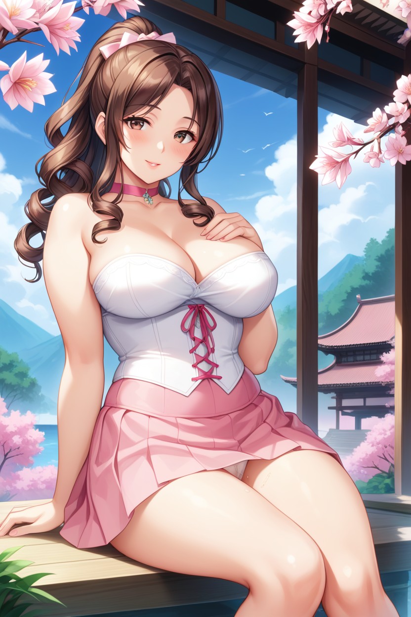 Big Thigh, Brunette, Curvy Body Hentai AI Porn