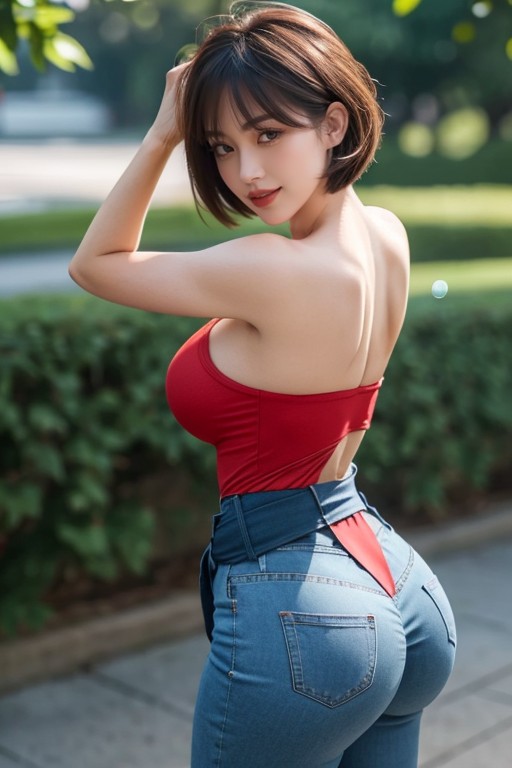 Hyper Gluteal Cleft, Long Eyelashes, 25+ AI Porn