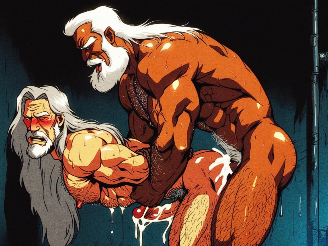 Gay Sex, Gay Sex, Fat Ugly Zombie Fuck A Sexy Old Dilf In The Ass AI同性戀黃片