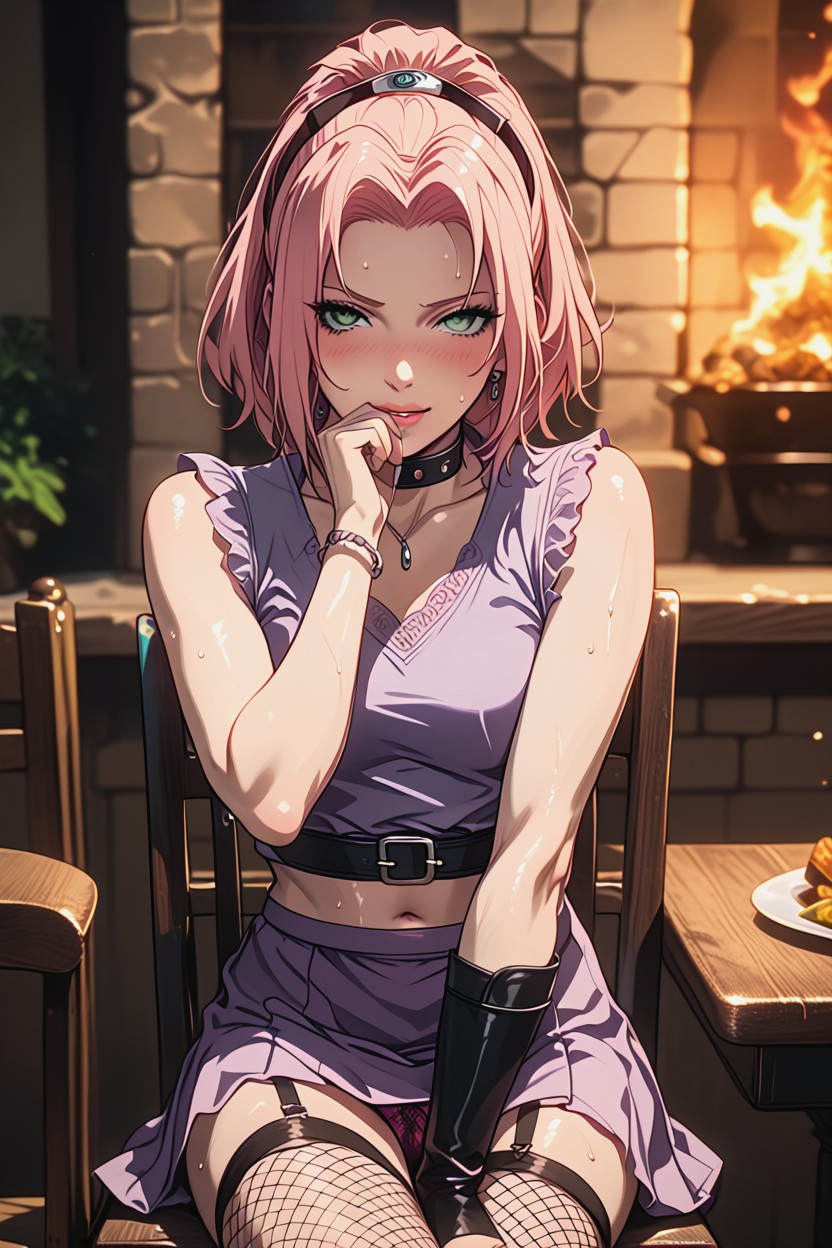 Moaning, Perfect, Ponytail Hentai AI Porn