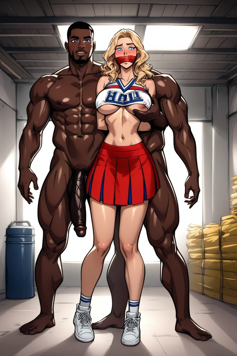 Long Legs, Cheerleader, Supermodel AI Porn
