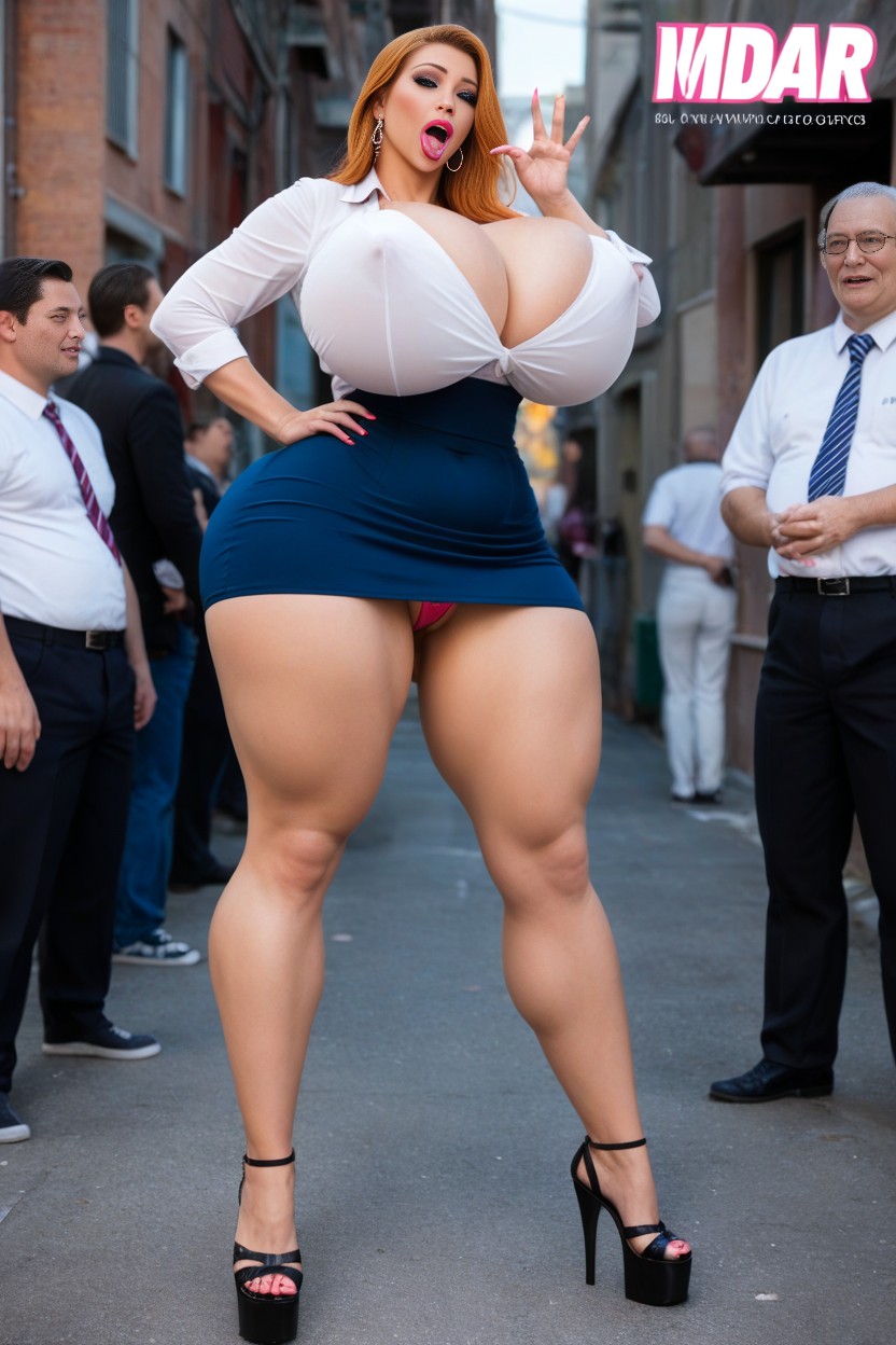 Open Clothes, Moaning In Ecstasy, Full Body AI Porn