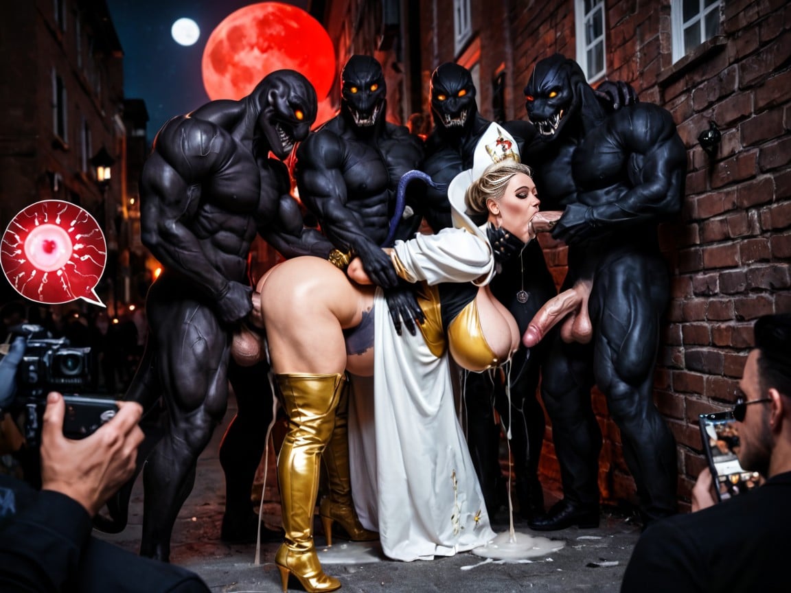 Giant Dark Muscular Furry Anthro Evil Lizard Queen Cobra Monster Veiny Bigger Balls, Orgy, Fit AI Porn