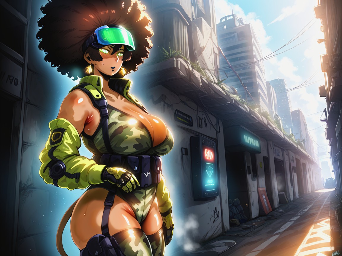 Almond Eyes, Woman Undressing, Serious Face Hentai AI Porn